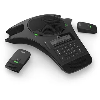 snom C520 IP Konferenztelefon | SIP, 1–4 Zusatzmikros erweiterbar, 360°-Rundum-Aufnahme, Freisprechen für Meetingraum, SRTP/TLS-Sicherheit, 3J Garantie