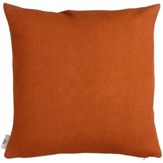 RØROS TWEED - Stemor Kissen - Wollkissen aus norwegischer Lammwolle - Design von Kristine Five Melvær - Kissenmaße: 50 x 50 cm (106571 - Rust, 50 x 50 cm)