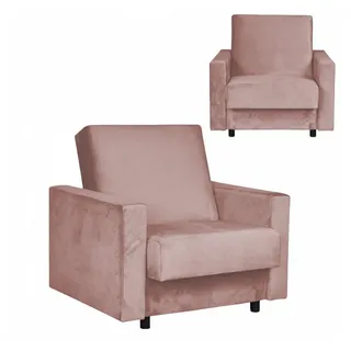 Family Meble Sessel Family Meble Schlafsessel Alicja mit Bettkasten rosa 97x95x93 cm rosa