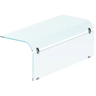 CombiSteel Aufsatzbord mit einseitig abgerundetem Glas geschlossen 3/1 0 x 0 x 0 cm