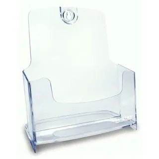 Arda, Buchstütze, 70A51, A5, Plastic, Transparent, 173 mm, 101 mm, 197 mm (10.10 x 17.30 x 19.70 cm)