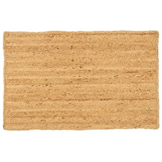 Ib Laursen Fußmatte aus Jute, geflochten, langlebig, 80 x 50 cm robust