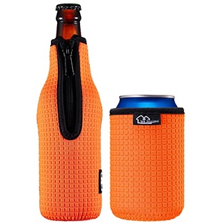 WK ieason Bierflasche Ärmel Isolatoren 12oz 330ml Standard Bierflasche Kühler Abdeckungen Zip-up Flasche Jacke 12OZ Standard Can Sleeves Coolie Neopren Isolator