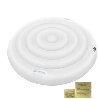 Thermoabdeckung whirlpools Rund, 160cm Aufblasbare whirlpools Abdeckung, Aufblasbar Poolabdeckung, Regenfest Und ReißFest Whirlpoolzubehör Für Pools Outdoor