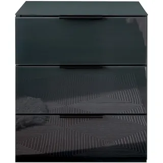 SchlafKONTOR Nachtschrank Pari 45,8 x 40 x 52,9 cm Graphit