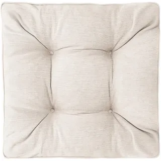 Best Wool Lounge Kissen für Rattan Gartenmöbel 60x60 cm - Loungekissen für Stuhl - Sitzkissen Rattanmöbel - Hochwertiges Polypropylen