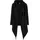 Hooded Sweat Cardigan Schwarz S