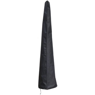 SLDHFE Sonnenschirmhülle, Tischschirmhüllen, Outdoor-Schirmhülle, strapazierfähig, wasserdicht, mit Reißverschluss, Oxford-Schirmhüllen für Outdoor-Schirme, 190 cm, schwarz