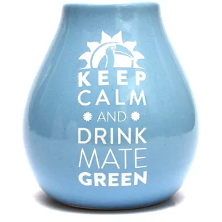 Mate Green Mate Becher Keramik Kalebasse Luka Blue Blau 350 ml