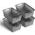 5L mit Griffen x 30 x 11 schwarz