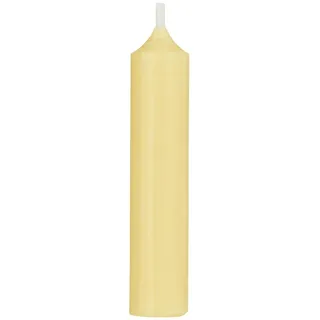 IB Laursen Stabkerze rustikal 11 cm, Ø 2,2 cm, gelb