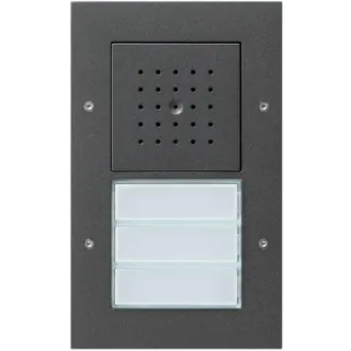 Gira Türstation AP 3fach 126767 anthrazit