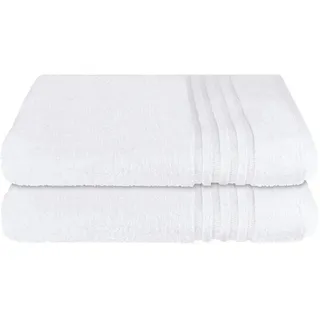 SCHIESSER Milano Duschtuch 2 x 70 x 140 cm weiß