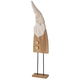 levandeo Weihnachtsmann H63 cm Braun