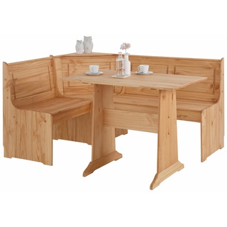 Essgruppe »Sascha«, mit Tisch und Truhen-Eckbank, natur gebeizt/gewachst, , 831861-0