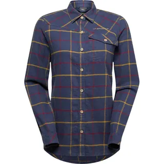 La Sportiva Rambler Light Flannel Bluse Blau/Gelb S