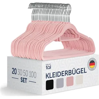 Blumtal Kleiderbügel platzsparend und belastbar - Rosa