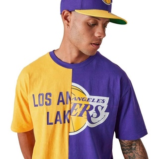 New Era T-Shirt T-Shirt New Era Washed Pack LA Lakers (1-tlg) gelb XL