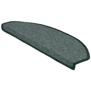 Karat Stufenmatte Athen, Treppenmatte, viele Farben & 3 Größen, Halbrund, Höhe: 4 mm grün Halbrund | 23 cm x 65 cm x 4 mm