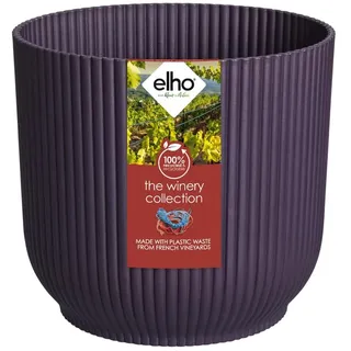 elho The Winery Collection Pflanzenübertopf Dunkelviolett Ø 22 cm | Kunststoff