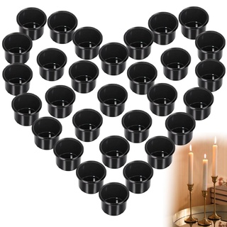 30 Stück Kerzenhalter Stabkerze Kerzentülle Metall Klein Kerzenständer für Stumpenkerze Deko Geburtstagskerzen Tafelkerzen, Teelichter