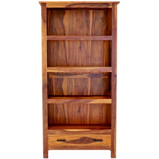 Bücherregal Rami 90x180x35 aus indischem Sheesham-Massivholz