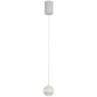 just light. Lini 1-flg. 10 cm kugelförmig weiß