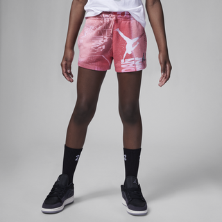 Jordan Essentials New Wave Printed Shorts Shorts für ältere Kinder (Mädchen) - Pink, L