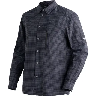Maier Sports Mats L/S Männer Funktionshemd - 46 - grey check