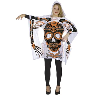 Ciao 62332 Poncho, Damen, Weiß, Taglia unica