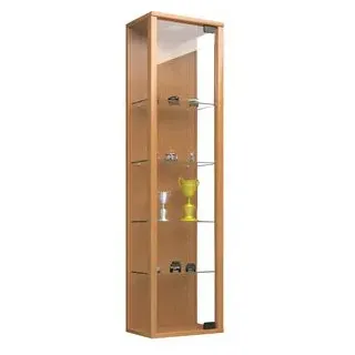 VCM Vitrine Stano Mini 33 x 115 x 18 cm Braun