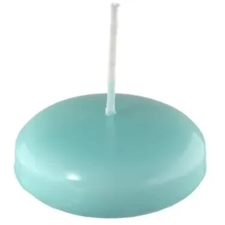 Kopschitz Kerzen Schwimmkerzen Türkis 24 x Ø 60 mm, 20 Stück