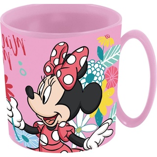 Disney Minnie Kunststoff-Tasse für Mädchen, 350 ml, Mikrowellengeeignet
