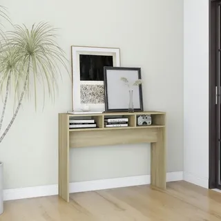 vidaXL Sonoma-Eiche Konsolentisch 105x30x80 cm