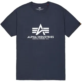 Alpha Industries Basic Kurzarm-T-Shirt Navy 3XL