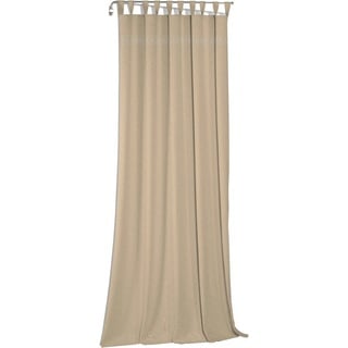 Vorhang Wiessee, Wirth, Schlaufen (1 St), blickdicht, nach Maß beige 150 cm x 155 cm