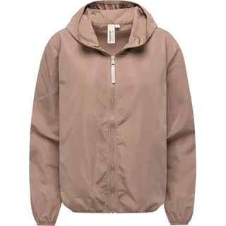 Ragwear Damen, Extraleichte Übergangsjacke Sommerjacke kurz mit Kapuze Vinzie C YOUMODO Mauve Gr. S - S