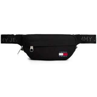 Tommy Jeans Gürteltasche TJM ESS DAILY BUMBAG, Unisex Minibag, Bauchtasche mit aufgenähter Logoflagge schwarz
