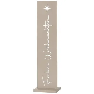 Boltze Dekoaufsteller WALDAN 77 cm Beige