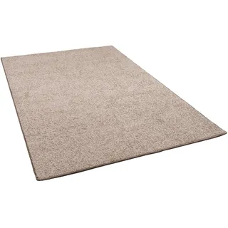 Snapstyle Hochflor Velours Teppich Mona Taupe 160x240cm