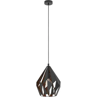 EGLO Carlton 1 31 cm schwarz/kupfer