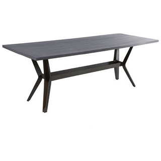 MBM Universal Tisch 220x90cm Schmiedeeisen/Resysta Dunkelgrau
