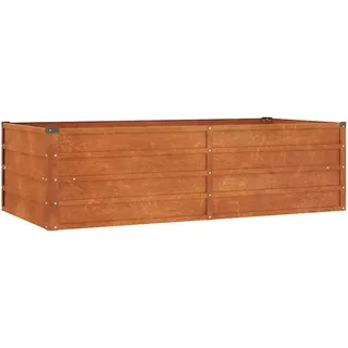 vidaXL Hochbeet Rostig 160 x 80 x 45 cm Cortenstahl