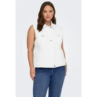 ONLY CARMAKOMA Jeansweste CARWESPA WEST DNM PIM619 NOOS weiß M (46)