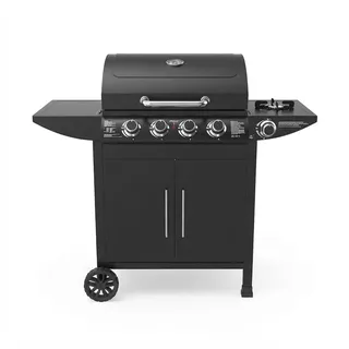 El Fuego Gasgrill San Francisco 4+1 Grillwagen BBQ Gussrost Seitenbrenner 14,5kW