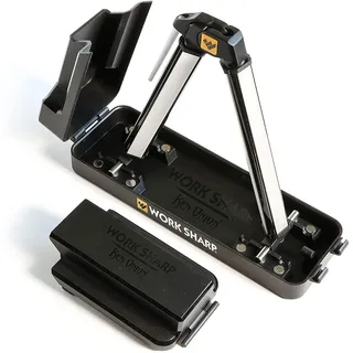 WORK SHARP™® Angle Set Profi Messerschärfer - Outdoor Messerschleifer mit 3 Körnungen - Universal Schärfsystem klein mit 5 Winkeln für alle Messer - Hochwertiger Schärfer