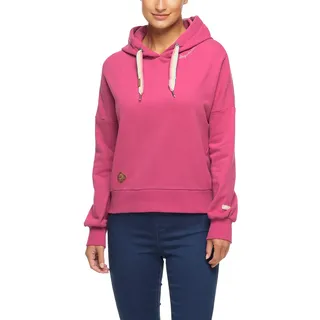 Ragwear GOBBY Damen Frauen Kapuzenpulli,Kapuzenpullover,Hoodie,Pullover mit Kapuze,Regular Fit,Magenta (4037),XS - XS