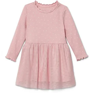Tchibo - Kinder-Rippkleid - Gr. 98/104 - weiß