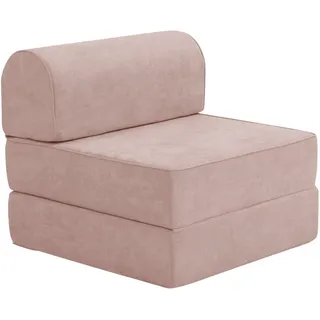 58aufmkessel Faltsessel, Rosa, Kunststoff, 80x71x80 cm, Wohnzimmer, Sessel, Schlafsessel