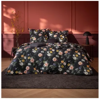 Estella Fiona Blumen Jersey Gelb 135 x 200 cm + 80 x 80 cm